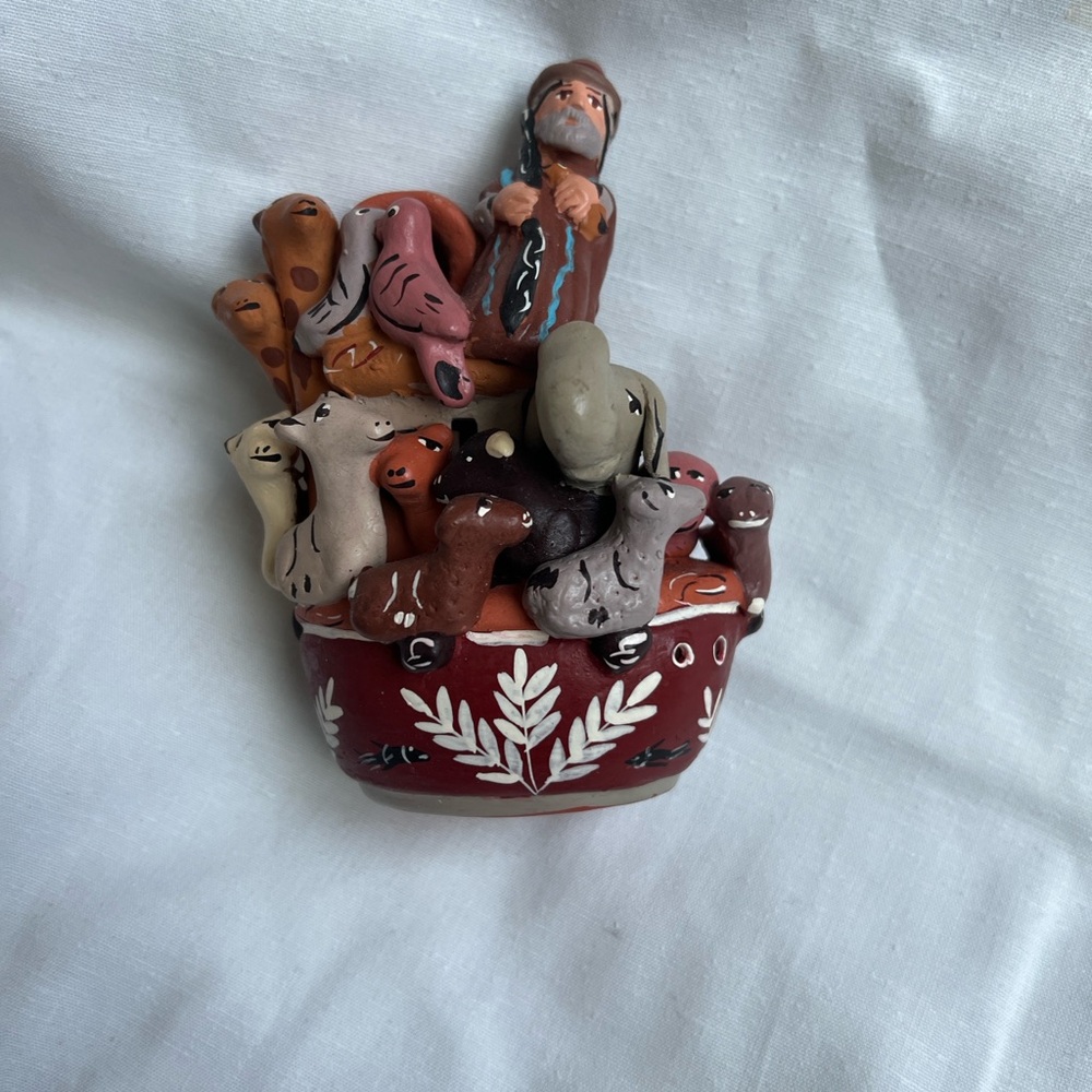 Handcrafted Multicolor Ceramic Figurine